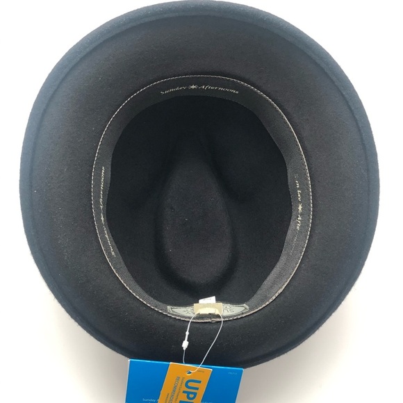 Sunday Afternoon Black Wool Trilby Hat - Picture 6 of 11